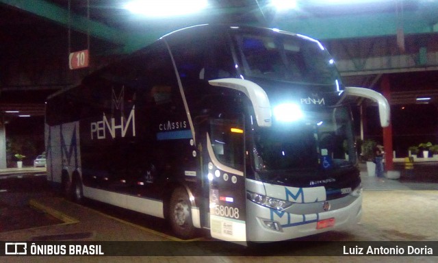 Empresa de Ônibus Nossa Senhora da Penha 58008 na cidade de Resende, Rio de Janeiro, Brasil, por Luiz Antonio Doria. Número da foto: #6615106.