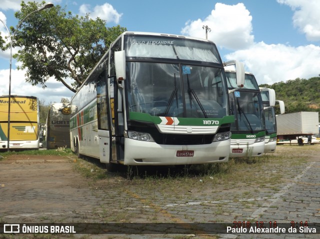 Empresa Gontijo de Transportes 11870 na cidade de Belo Horizonte, Minas Gerais, Brasil, por Paulo Alexandre da Silva. ID da foto: 6615631.