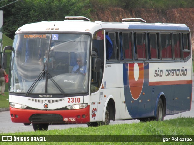 Viação São Cristóvão 2310 na cidade de Divinópolis, Minas Gerais, Brasil, por Igor Policarpo. Número da foto: #6615811.