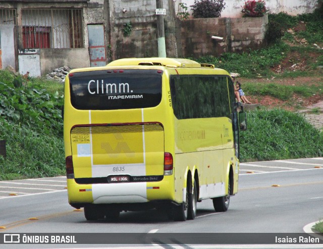Viação Itapemirim 8835 na cidade de Santos Dumont, Minas Gerais, Brasil, por Isaias Ralen. Número da foto: #6667676.