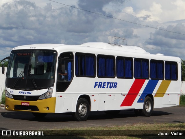 Fretur Transportes e Turismo 135 na cidade de Teresina, Piauí, Brasil, por João Victor. ID da foto: 6667916.