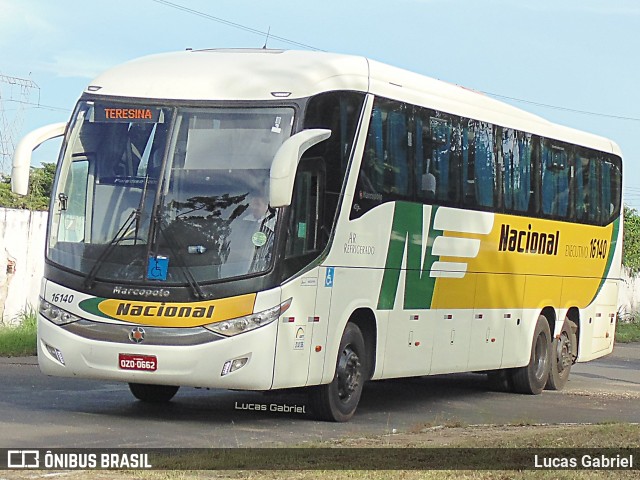 Viação Nacional 16140 na cidade de Teresina, Piauí, Brasil, por Lucas Gabriel. Número da foto: #6666172.