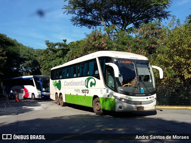 Viação Continental de Transportes 1073 na cidade de São Paulo, São Paulo, Brasil, por Andre Santos de Moraes. ID da foto: 6665910.