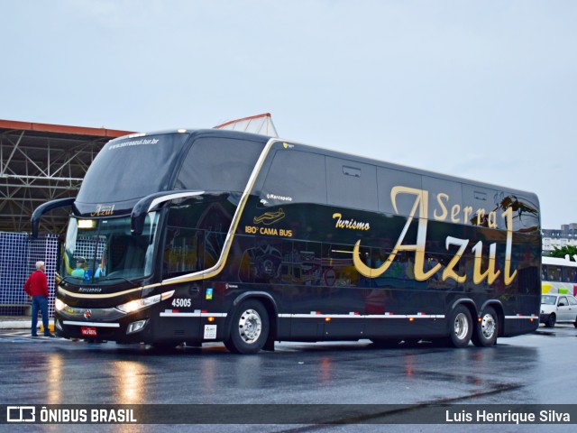 Serra Azul Turismo 45005 na cidade de Aparecida, São Paulo, Brasil, por Luis Henrique Silva. Número da foto: #6667929.
