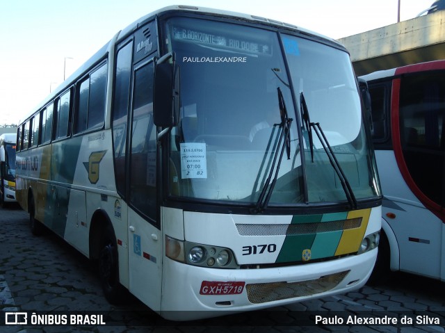 Empresa Gontijo de Transportes 3170 na cidade de Belo Horizonte, Minas Gerais, Brasil, por Paulo Alexandre da Silva. ID da foto: 6668686.