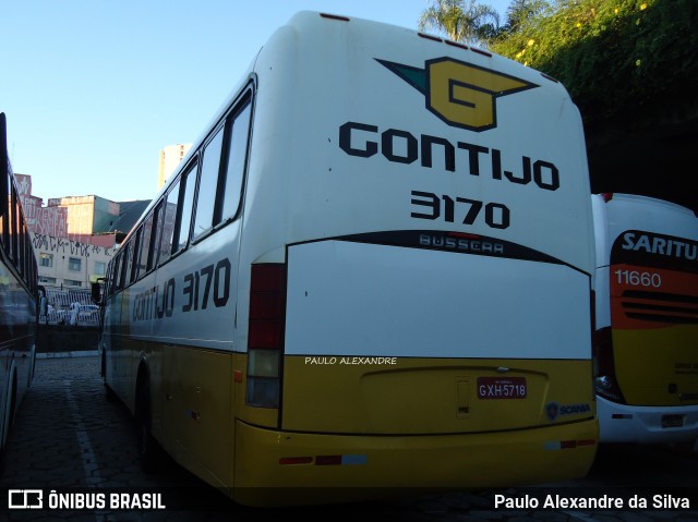 Empresa Gontijo de Transportes 3170 na cidade de Belo Horizonte, Minas Gerais, Brasil, por Paulo Alexandre da Silva. ID da foto: 6668688.