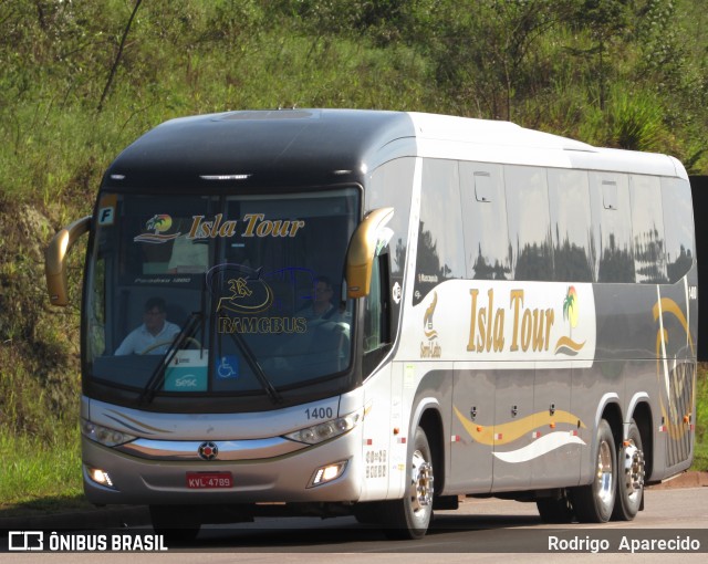 Isla Bus Transportes 1400 na cidade de Congonhas, Minas Gerais, Brasil, por Rodrigo  Aparecido. Número da foto: #6669683.