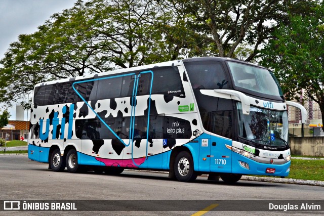 UTIL - União Transporte Interestadual de Luxo 11710 na cidade de Mogi das Cruzes, São Paulo, Brasil, por Douglas Alvim. Número da foto: #6668652.
