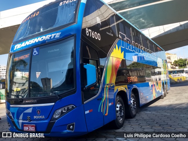 Transnorte - Transporte e Turismo Norte de Minas 87600 na cidade de Belo Horizonte, Minas Gerais, Brasil, por Luis Philippe Cardoso Coelho. Número da foto: #6670746.