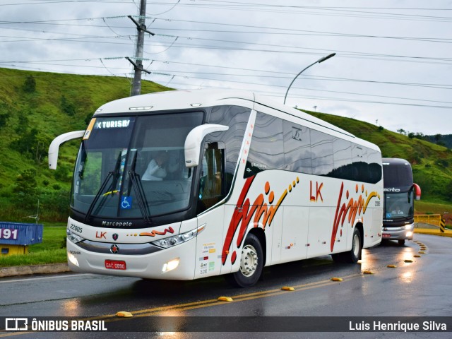 LK Transportadora Turística 22005 na cidade de Aparecida, São Paulo, Brasil, por Luis Henrique Silva. ID da foto: 6670384.