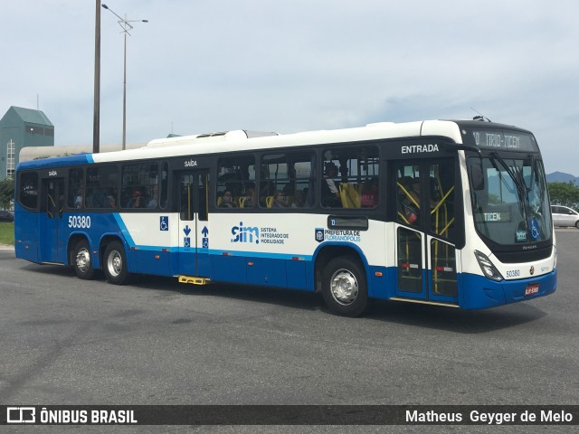 Transol Transportes Coletivos 50380 na cidade de Florianópolis, Santa Catarina, Brasil, por Matheus  Geyger de Melo. ID da foto: 6670397.