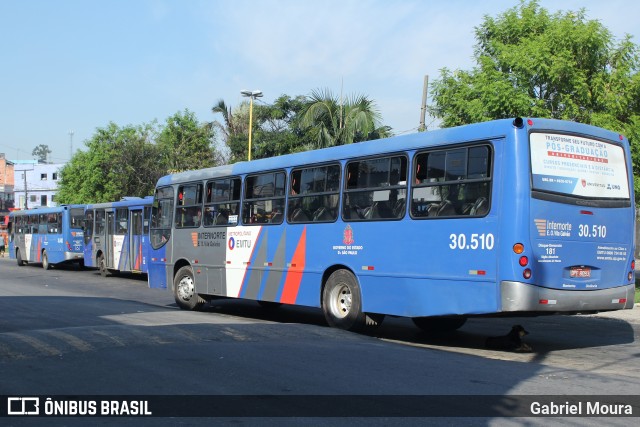 Empresa de Ônibus Vila Galvão 30.510 na cidade de Itaquaquecetuba, São Paulo, Brasil, por Gabriel Moura. ID da foto: 6670920.