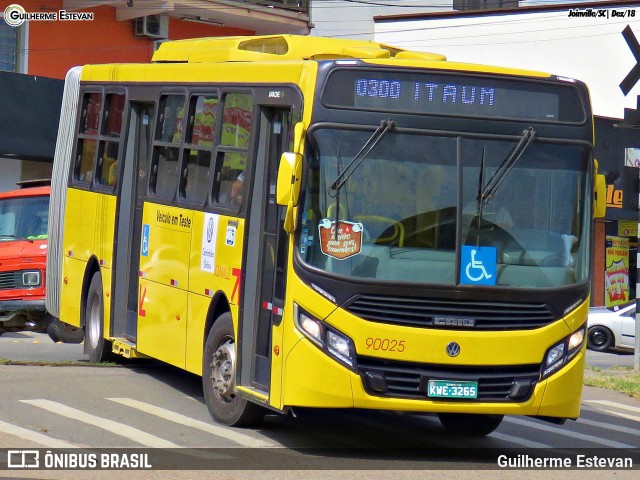 Gidion Transporte e Turismo 90025 na cidade de Joinville, Santa Catarina, Brasil, por Guilherme Estevan. ID da foto: 6672516.