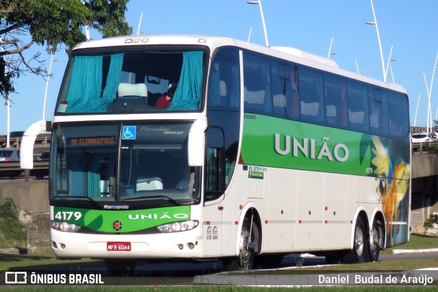 Empresa União de Transportes 4179 na cidade de Florianópolis, Santa Catarina, Brasil, por Daniel Budal de Araújo. ID da foto: 6671126.