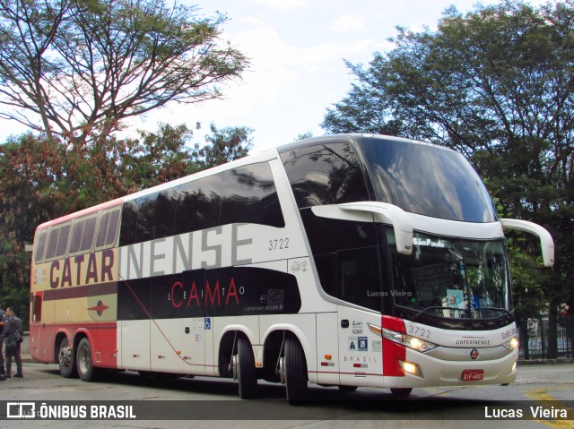 Auto Viação Catarinense 3722 na cidade de São Paulo, São Paulo, Brasil, por Lucas Vieira. Número da foto: #6671499.