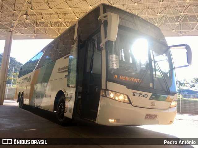 Empresa Gontijo de Transportes 12750 na cidade de Pará de Minas, Minas Gerais, Brasil, por Pedro Antônio. ID da foto: 6675737.