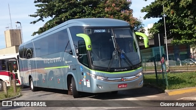 Viação Garcia 8134 na cidade de Ribeirão Preto, São Paulo, Brasil, por Cicero Augusto. ID da foto: 6675324.