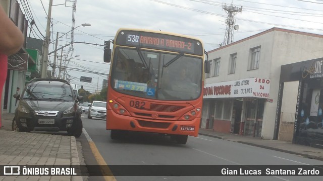 Auto Viação São José dos Pinhais 082 na cidade de São José dos Pinhais, Paraná, Brasil, por Gian Lucas  Santana Zardo. ID da foto: 6673890.