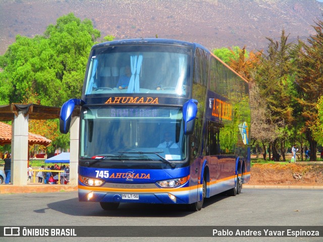 Buses Ahumada 745 na cidade de Rinconada, Los Andes, Valparaíso, Chile, por Pablo Andres Yavar Espinoza. ID da foto: 6673117.