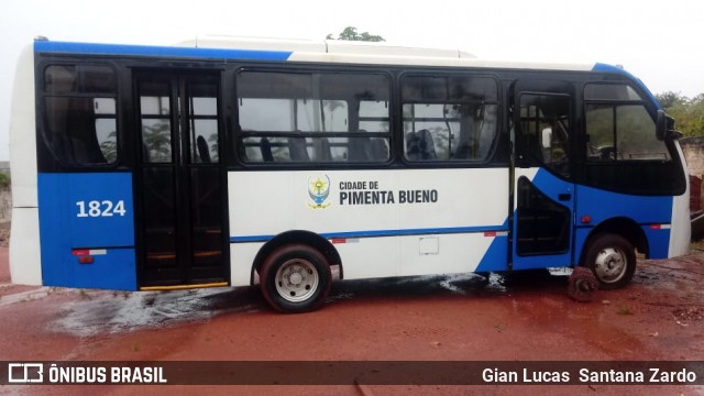 Transpaim Transportes 1824 na cidade de Pimenta Bueno, Rondônia, Brasil, por Gian Lucas  Santana Zardo. ID da foto: 6676095.