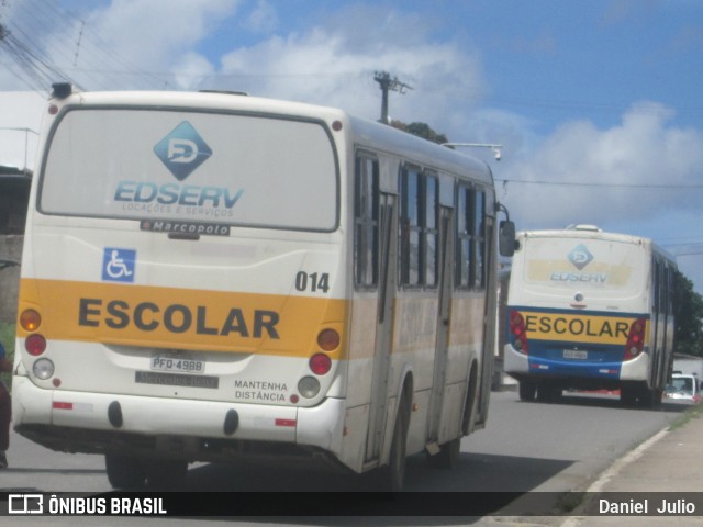 Ônibus Particulares 014 na cidade de São Lourenço da Mata, Pernambuco, Brasil, por Daniel  Julio. ID da foto: 6674703.