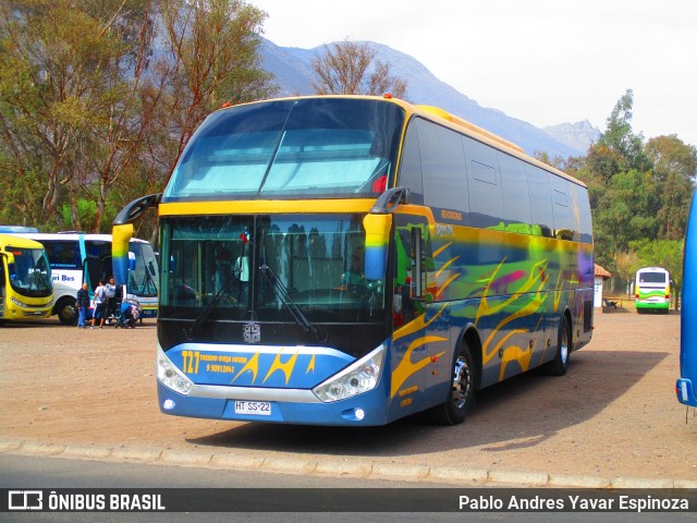 Ônibus Particulares Turismo Oveja Negra T27 na cidade de Rinconada, Los Andes, Valparaíso, Chile, por Pablo Andres Yavar Espinoza. ID da foto: 6673127.