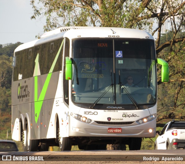 Nova Opção Turismo 1850 na cidade de Conselheiro Lafaiete, Minas Gerais, Brasil, por Rodrigo  Aparecido. ID da foto: 6675303.