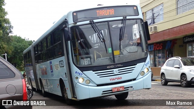 Empresa de Transporte Coletivo Viamão 8167 na cidade de Viamão, Rio Grande do Sul, Brasil, por Max Ramos. ID da foto: 6676215.