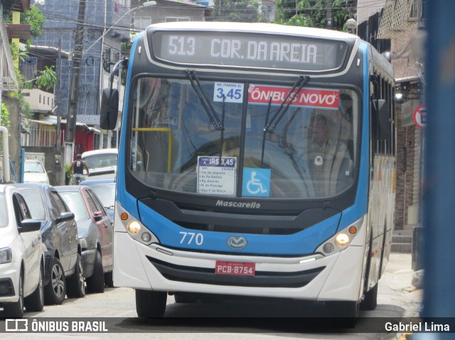 Transportadora Globo 770 na cidade de Recife, Pernambuco, Brasil, por Gabriel Lima. ID da foto: 6677344.