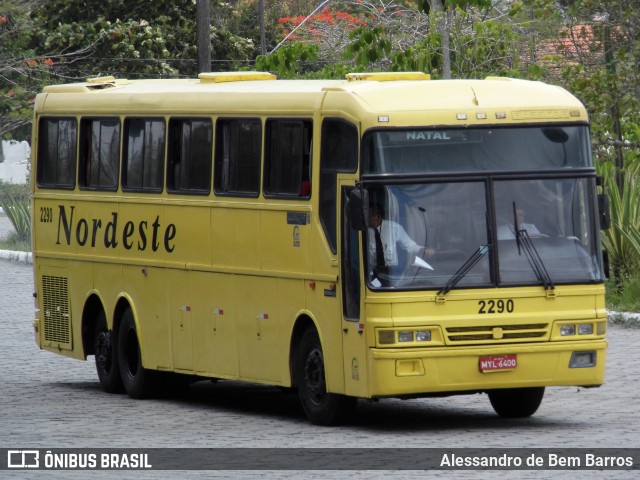 Viação Nordeste 2290 na cidade de Campina Grande, Paraíba, Brasil, por Alessandro de Bem Barros. ID da foto: 6677955.