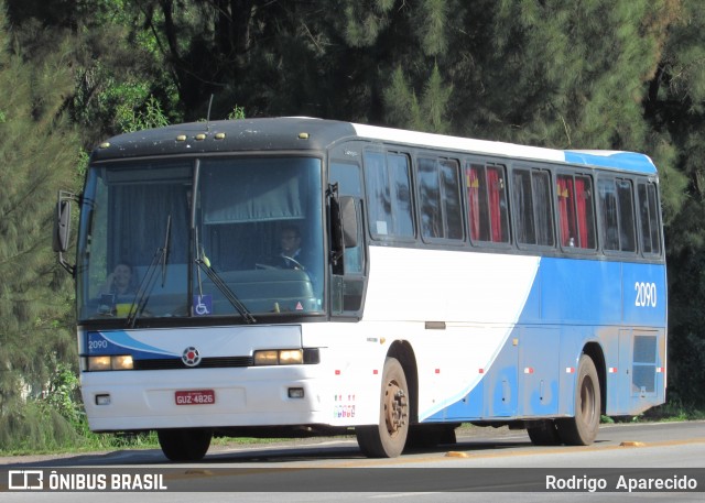 Ônibus Particulares 2090 na cidade de Conselheiro Lafaiete, Minas Gerais, Brasil, por Rodrigo  Aparecido. ID da foto: 6678687.