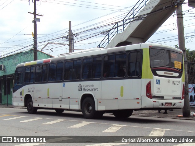 Caprichosa Auto Ônibus B27127 na cidade de Rio de Janeiro, Rio de Janeiro, Brasil, por Carlos Alberto de Oliveira Júnior. ID da foto: 6678509.