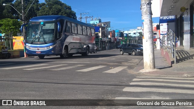 Viação Águia Branca 18520 na cidade de São Mateus, Espírito Santo, Brasil, por Giovani de Souza Pereira. Número da foto: #6677512.