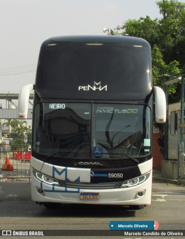 Empresa de Ônibus Nossa Senhora da Penha 59050 na cidade de Rio de Janeiro, Rio de Janeiro, Brasil, por Marcelo Candido de Oliveira. ID da foto: 6678388.