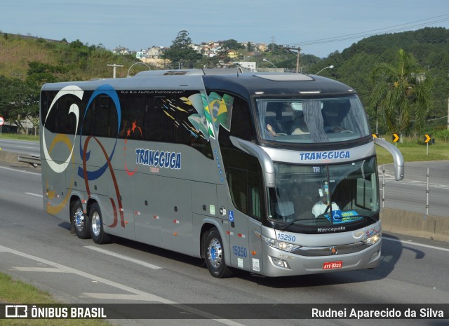 Transguga Transportes e Turismo 15250 na cidade de Arujá, São Paulo, Brasil, por Rudnei Aparecido da Silva. ID da foto: 6677909.