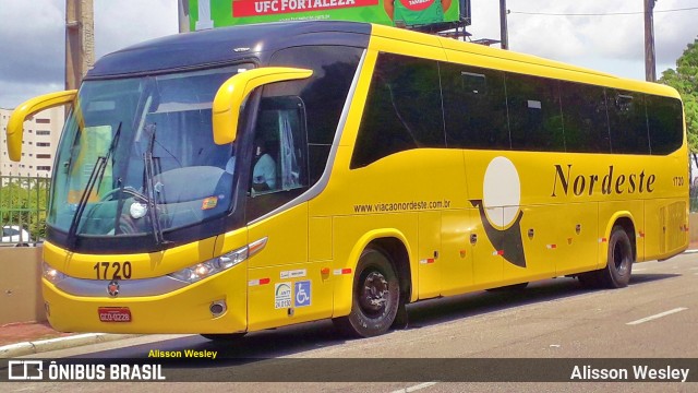 Viação Nordeste 1720 na cidade de Fortaleza, Ceará, Brasil, por Alisson Wesley. Número da foto: #6677951.