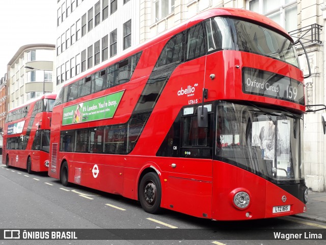 Abellio London Bus Company LT615 na cidade de London, Greater London, Inglaterra, por Wagner Lima. Número da foto: #6676159.