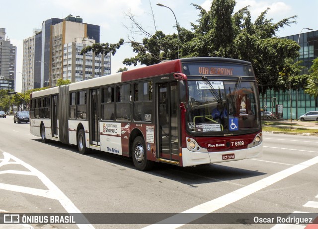 Viação Gatusa Transportes Urbanos 7 6109 na cidade de São Paulo, São Paulo, Brasil, por Oscar Rodriguez . Número da foto: #6681875.