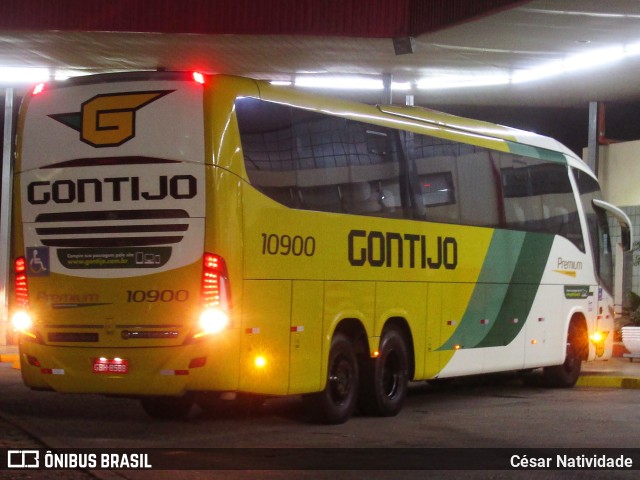 Empresa Gontijo de Transportes 10900 na cidade de João Monlevade, Minas Gerais, Brasil, por César Natividade. Número da foto: #6681415.