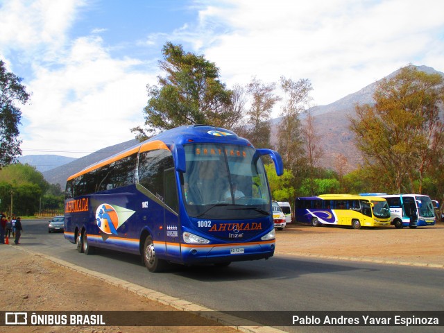 Buses Ahumada 1002 na cidade de Rinconada, Los Andes, Valparaíso, Chile, por Pablo Andres Yavar Espinoza. Número da foto: #6679341.