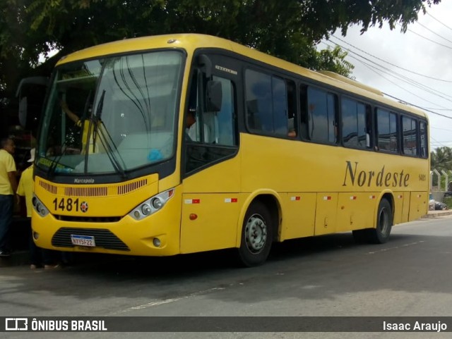 Viação Nordeste 1481 na cidade de Parnamirim, Rio Grande do Norte, Brasil, por Isaac Araujo. Número da foto: #6679971.