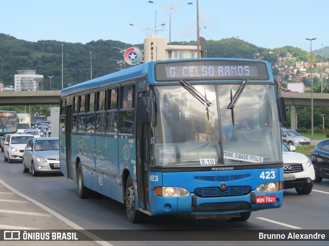 Biguaçu Transportes Coletivos Administração e Participação 423 na cidade de Florianópolis, Santa Catarina, Brasil, por Brunno Alexandre. Número da foto: #6679343.