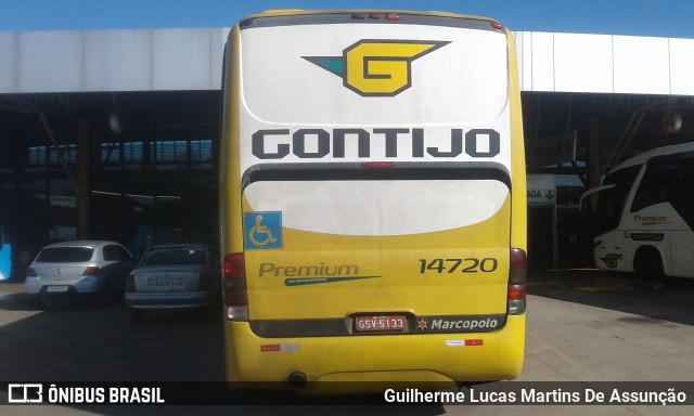 Empresa Gontijo de Transportes 14720 na cidade de Perdões, Minas Gerais, Brasil, por Guilherme Lucas Martins De Assunção. Número da foto: #6680525.