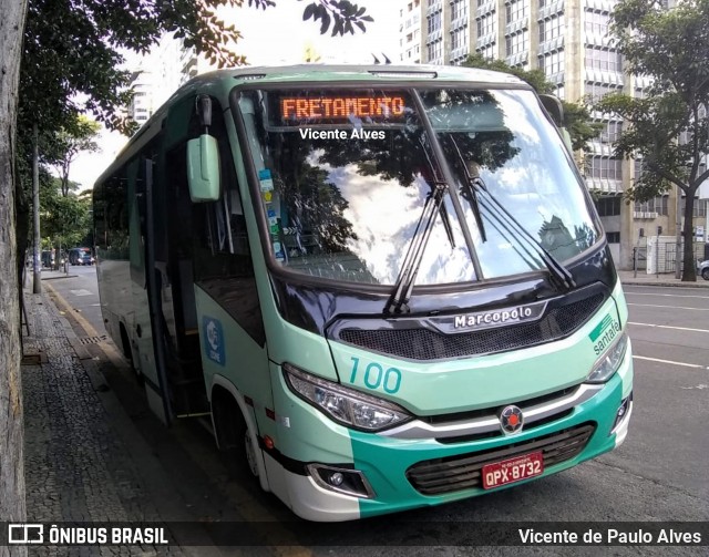 Santa Fé Transportes 100 na cidade de Belo Horizonte, Minas Gerais, Brasil, por Vicente de Paulo Alves. ID da foto: 6680879.