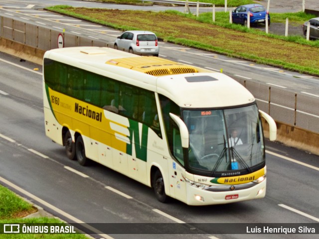 Viação Nacional 16160 na cidade de Aparecida, São Paulo, Brasil, por Luis Henrique Silva. Número da foto: #6682054.