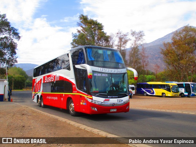 Buses JM 723 na cidade de Rinconada, Los Andes, Valparaíso, Chile, por Pablo Andres Yavar Espinoza. Número da foto: #6679356.