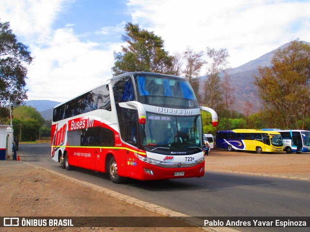 Buses JM 723 na cidade de Rinconada, Los Andes, Valparaíso, Chile, por Pablo Andres Yavar Espinoza. ID da foto: 6679356.