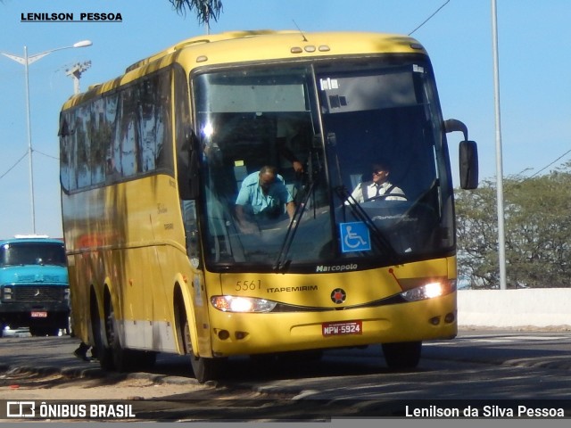 Viação Itapemirim 5561 na cidade de Caruaru, Pernambuco, Brasil, por Lenilson da Silva Pessoa. ID da foto: 6683840.