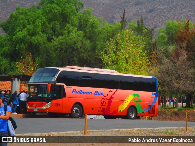 Pullman Bus 376A na cidade de Rinconada, Los Andes, Valparaíso, Chile, por Pablo Andres Yavar Espinoza. ID da foto: 6684310.