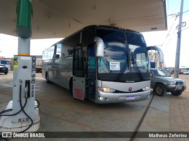 Rabelo Transportes 7853 na cidade de João Dourado, Bahia, Brasil, por Matheus Zeferino. ID da foto: 6682453.